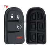 For Chrysler 2/2+1/3/3+1/4/4+1 button remote key pad