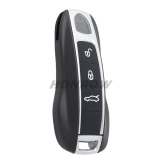 For Porsche modified 3 button remote key blank with emmergency key blade