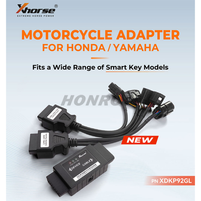 Xhorse XDKP92GL Motorcycle  Adapter for Honda Yamaha，Fits a Wide Range of smart key models