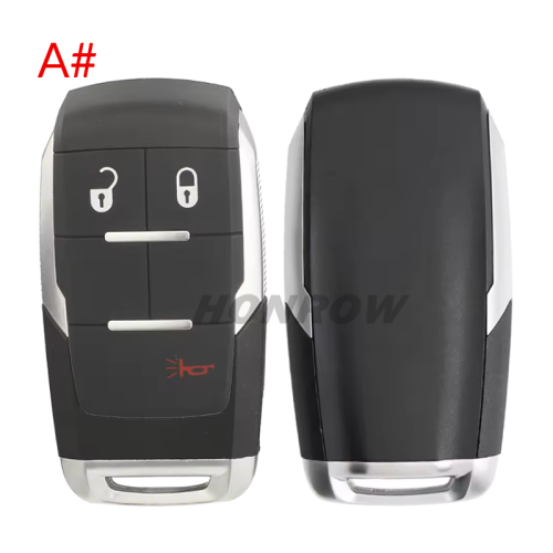For Chrysler 2+1/3+1/4+1 button smart remote key shell
