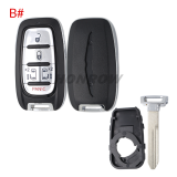 For Chrysler 2+1/4+1/5+1/6+1 button smart remote key shell