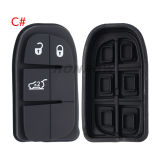 For Chrysler 2/2+1/3/3+1/4/4+1 button remote key pad