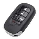 For Honda HR-V CR-V Accord Civic 4+1 button smart remote Key with  4A Chip 433.92MHz  FCCID:KR5TP-4
