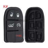 For Chrysler 2/2+1/3/3+1/4/4+1 button remote key pad