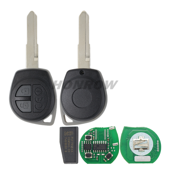 For Suzuki 2 button Remote Car Key with 433.92MHz  ID47 Chip  Model: T61M0