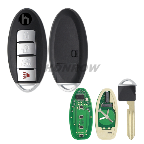 For Nissan  3+1 buttton Remote Control Key with 315MHz ID46 chip FCCID: CWTWBU624