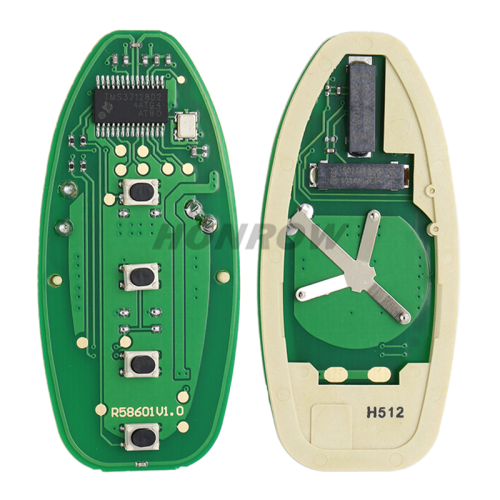 For Nissan  3+1 buttton Remote Control Key with 315MHz ID46 chip FCCID: CWTWBU624