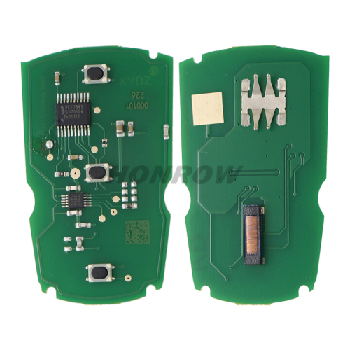KYDZ For Bmw 3 button remote key for bmw 1、3、5、6、X5,Z4 series with PCF7945 Chip 868MHZ  Its for CAS3 and CAS3+ Systems. Genuine Part No: 66126986585