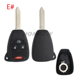 For High Quality GTL Chrysler 2/3/2+1/3+1/4+1/5+1 button remote key shell Stronger enhanced Version