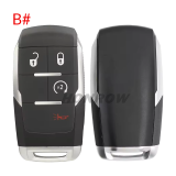 For Chrysler 2+1/3+1/4+1 button smart remote key shell