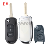 For Renault 3 button monified Key shell,please choose the key blade