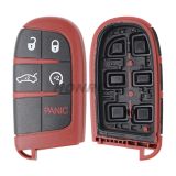 For Chrysler 4+1 button flip remote key shell