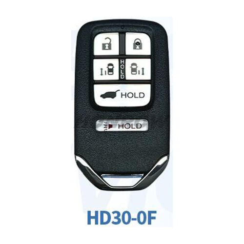 Lonsdor Honda HD30-0F 5+1 button smart key Support ID46 ID47 ID4A chip,Frequency313.56/314.12/313.85/433.66/434.18/433.92 98% Coverage 2013-2025 50+ Models All Honda Keys CIVIC'ACCORD CR-V ODYSSEY HR-V.etc