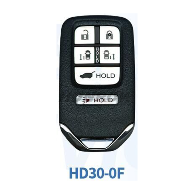 Lonsdor Honda HD30-0F 5+1 button smart key Support ID46 ID47 ID4A chip,Frequency313.56/314.12/313.85/433.66/434.18/433.92 98% Coverage 2013-2025 50+ Models All Honda Keys CIVIC'ACCORD CR-V ODYSSEY HR-V.etc