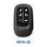Lonsdor Honda HD30-1B 6 button smart key Support ID46 ID47 ID4A chip,Frequency313.56/314.12/313.85/433.66/434.18/433.92 98% Coverage 2013-2025 50+ Models All Honda Keys CIVIC'ACCORD CR-V ODYSSEY HR-V.etc