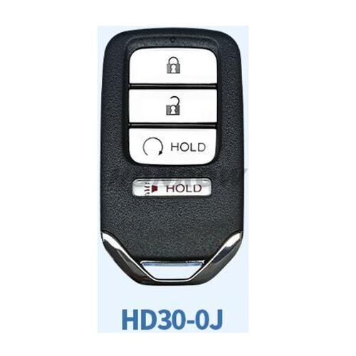Lonsdor Honda HD30-0J 3+1 button smart key Support ID46 ID47 ID4A chip,Frequency313.56/314.12/313.85/433.66/434.18/433.92 98% Coverage 2013-2025 50+ Models All Honda Keys CIVIC'ACCORD CR-V ODYSSEY HR-V.etc
