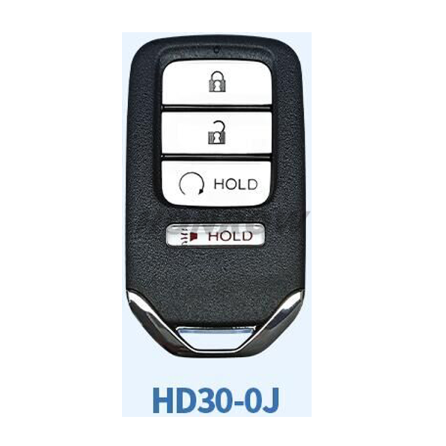 Lonsdor Honda HD30-0J 3+1 button smart key Support ID46 ID47 ID4A chip,Frequency313.56/314.12/313.85/433.66/434.18/433.92 98% Coverage 2013-2025 50+ Models All Honda Keys CIVIC'ACCORD CR-V ODYSSEY HR-V.etc