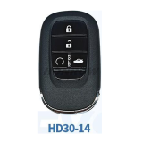 Lonsdor Honda HD30-14 4 button smart key Support ID46 ID47 ID4A chip,Frequency313.56/314.12/313.85/433.66/434.18/433.92 98% Coverage 2013-2025 50+ Models All Honda Keys CIVIC'ACCORD CR-V ODYSSEY HR-V.etc