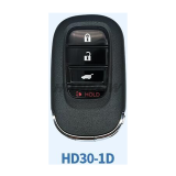 Lonsdor Honda HD30-1D 3+1 button smart key Support ID46 ID47 ID4A chip,Frequency313.56/314.12/313.85/433.66/434.18/433.92 98% Coverage 2013-2025 50+ Models All Honda Keys CIVIC'ACCORD CR-V ODYSSEY HR-V.etc