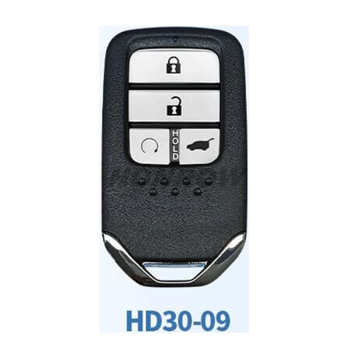 Lonsdor Honda HD30-09 4+1 button smart key Support ID46 ID47 ID4A chip,Frequency313.56/314.12/313.85/433.66/434.18/433.92 98% Coverage 2013-2025 50+ Models All Honda Keys CIVIC'ACCORD CR-V ODYSSEY HR-V.etc