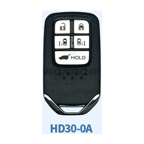 Lonsdor Honda HD30-0A 5 button smart key Support ID46 ID47 ID4A chip,Frequency313.56/314.12/313.85/433.66/434.18/433.92