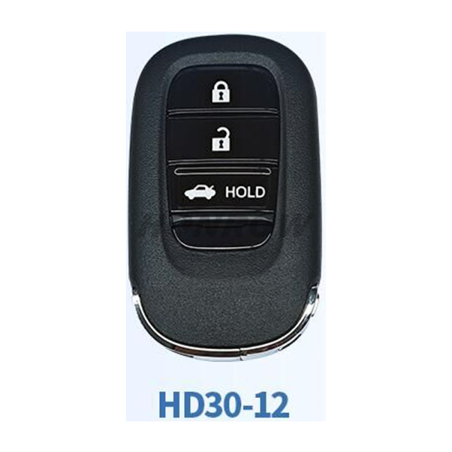Lonsdor Honda HD30-12 3 button smart key Support ID46 ID47 ID4A chip,Frequency313.56/314.12/313.85/433.66/434.18/433.92 98% Coverage 2013-2025 50+ Models All Honda Keys CIVIC'ACCORD CR-V ODYSSEY HR-V.etc