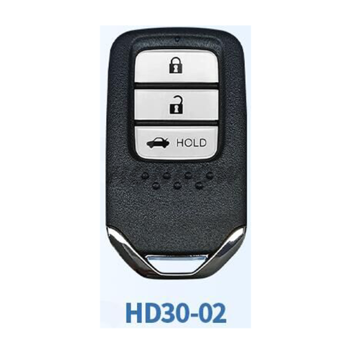 Lonsdor Honda HD30-02 3 button smart key Support ID46 ID47 ID4A chip,Frequency313.56/314.12/313.85/433.66/434.18/433.92 98% Coverage 2013-2025 50+ Models All Honda Keys CIVIC'ACCORD CR-V ODYSSEY HR-V.etc