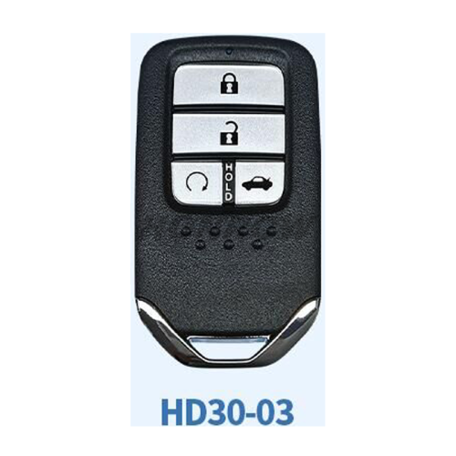 Lonsdor Honda HD30-03 4 button smart key Support ID46 ID47 ID4A chip,Frequency313.56/314.12/313.85/433.66/434.18/433.92 98% Coverage 2013-2025 50+ Models All Honda Keys CIVIC'ACCORD CR-V ODYSSEY HR-V.etc