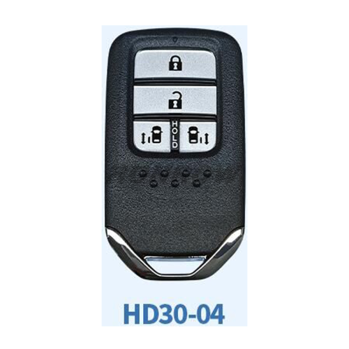 Lonsdor Honda HD30-04 4 button smart key Support ID46 ID47 ID4A chip,Frequency313.56/314.12/313.85/433.66/434.18/433.92 98% Coverage 2013-2025 50+ Models All Honda Keys CIVIC'ACCORD CR-V ODYSSEY HR-V.etc