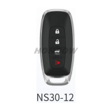 Lonsdor Nissan NS30-12 3+1 button smart key with ID46 ID47 ID4A Chip , Frequency 315MHz 433.92Mhz  98% Coverage2008-202550+ Models ALL NISSAN/INFINITE KEYS ALTIMA SENTRA PATROL ROGUE X-TRAIL etc.