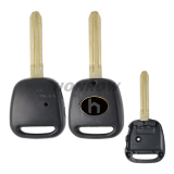 For Toyota 2 button remote key blank with TOY43 blade (with light hole)