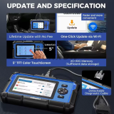 TOPDON Artidiag 600S Mid-level Diagnostic Tool  ABS SRS TPMS Engine 8 Reset Functions Diagnostic Tool Scanner