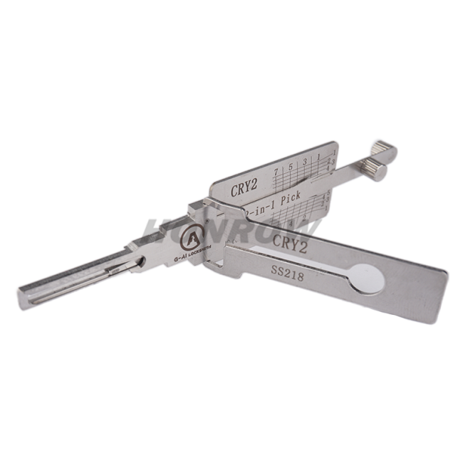 Lishi Tool CRY2 SS218 2 in 1 lock pick lishi style lock pick 2 in 1 tool for CARRYBOY