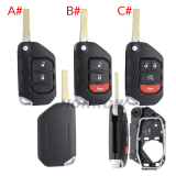 For Chrysler 2/2+1/3+1 button flip key remote key shell