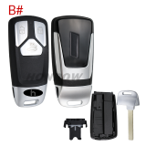 For Audi allroad  B9 Q5 Q7 TT TTS keyless 3/3+1 button remote key blank