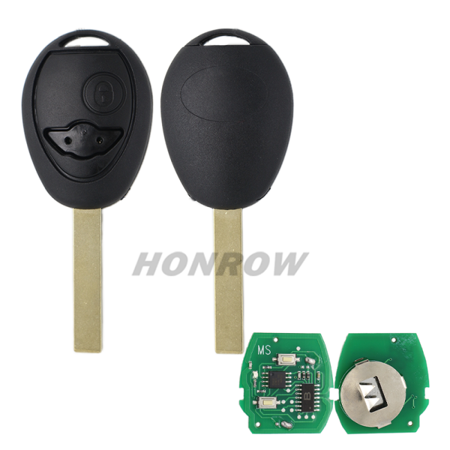 For BMW Mini 2 button remote key With 433MHZ ID73  PCF7930/31 chip