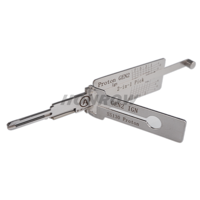 Lishi Tool GEN2 IGN SS130 proton 2 in 1 lock pick lishi style lock pick 2 in 1 tool for proton