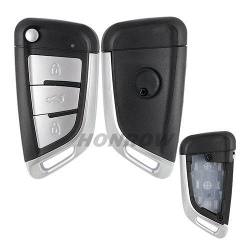 KEYDIY  3 button B29 Sliver remote key shell without key blade