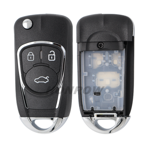 KEYDIY  3 button B22-3 remote key shell without key blade