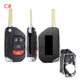 For Chrysler 2/2+1/3+1 button flip key remote key shell