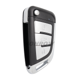 KEYDIY  3 button B29 Sliver remote key shell without key blade