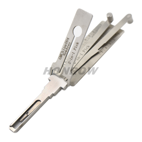 Lishi Tool GM CHINA004 NewAveo 2 in 1 lock pick lishi style lock pick 2 in 1 tool