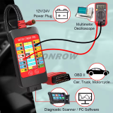 WOYO CTB007 PRO OBD-II Breakout Box (CAN Tester Box)  OBD Cable 150cm