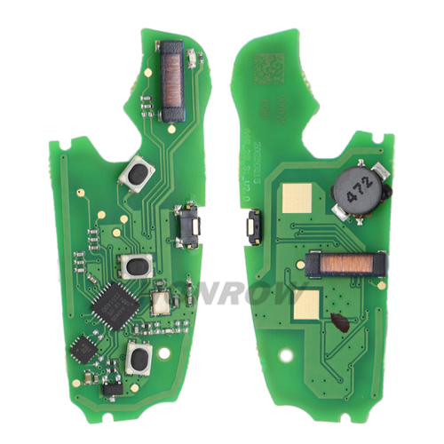 For Audi Q2 Q3 3 button keyless go remote key with MQB48  ID48 (megmos AES)315mhz FCCID:81A837220