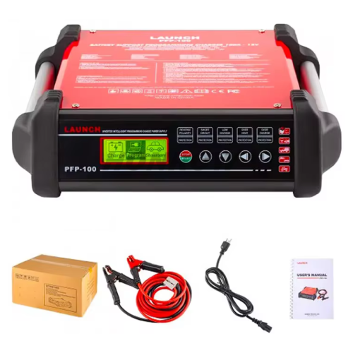 LAUNCH PFP100 PFP-100 Programming FLASH POWER Advanced Diagnostic Battery Charger And Maintainer 220V for All Types of Vehicles