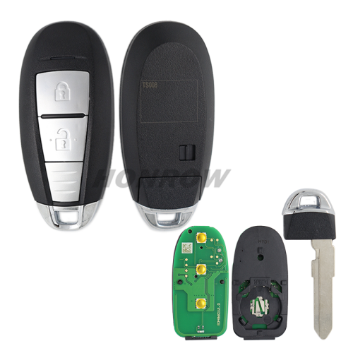 For Suzuki 2 button Smart Remote Key with 433Mhz PCF7952A HITAG2 ID46 Chip  FCC ID: TS008 37172-57L10