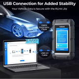 TOPDON RLink Lite OE-LEVEL Diagnostic Auto Compatible With D-PDU, J2534, RP1210 Diagnostic Stand