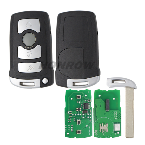 For BMW 4 button remote key for bm 7 series With 7942 chip 868mhz