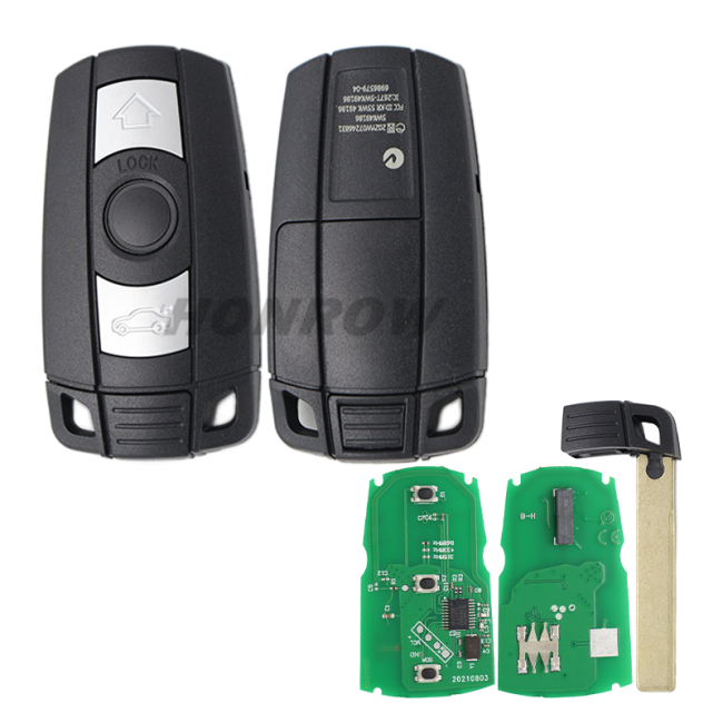 For Bm 3 button remote key for bm 1、3、5、6、X5,x6,z4 series with 7945 chip 868MHZ