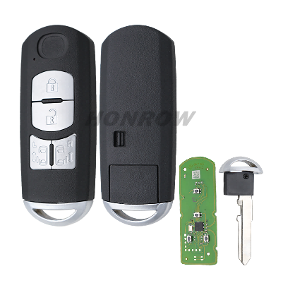 XHORSE VVDI XZMZD8EN 4 button remote key for Mazda models support mazda smart key support regenerate and reuse